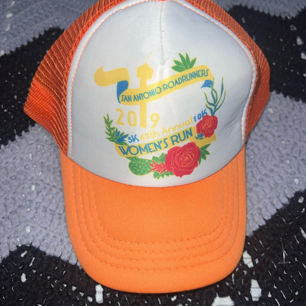 Orange Truckers Cap